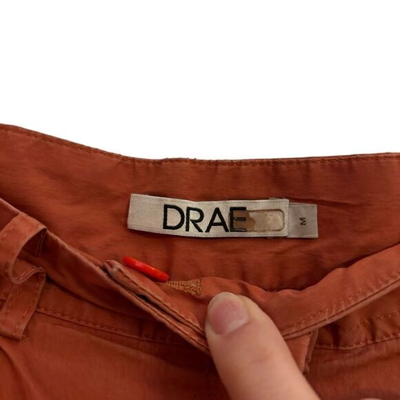 Drae Rusty Orange Parachute Relax Minimalist Jogger Pant with Pockets Med - Picture 6 of 9